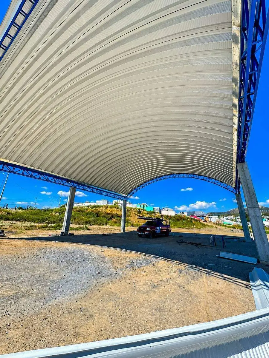 Arco techo sin estructura de lámina precio unitario